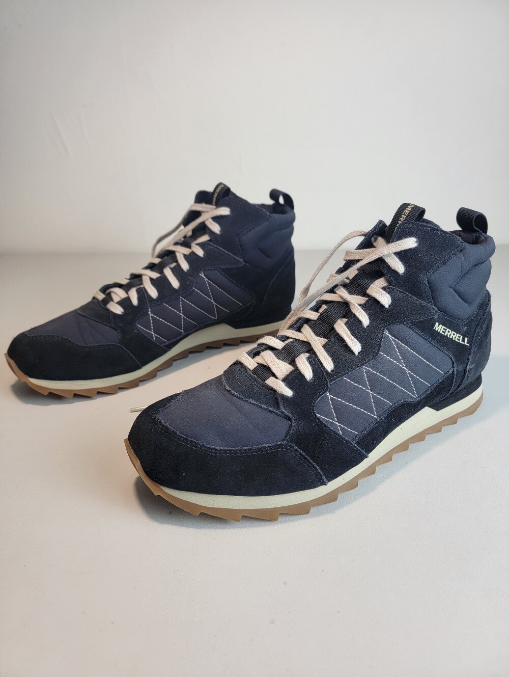 Merrell Men's Alpine Mid Sneakers Shoes Size 9.5 Black J16715